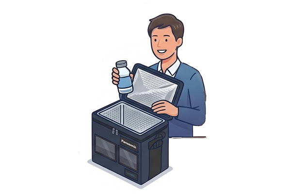 荷受人様にVIXELLをお届け